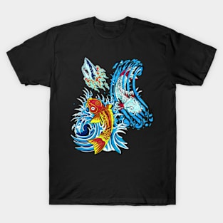 Koi and shark T-Shirt